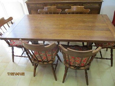 tavolo fratino impiallacciatura frassino 6 sedie massello