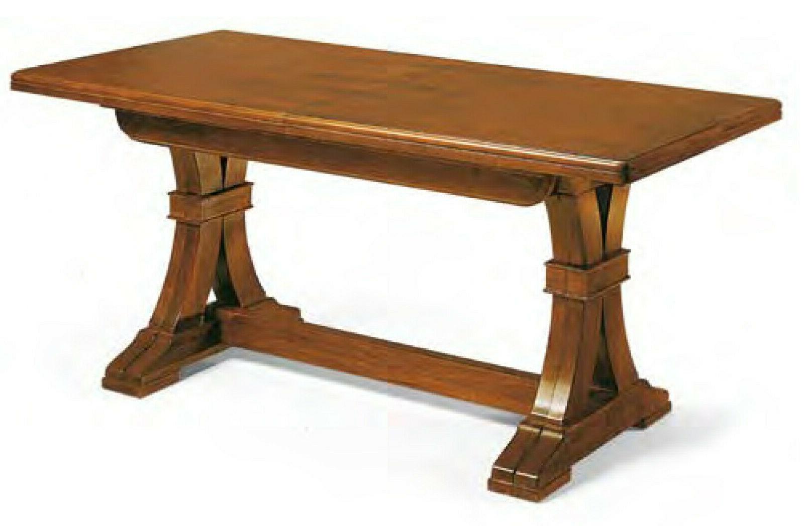 tavolo fratino rettangolare lucidato noce con 4