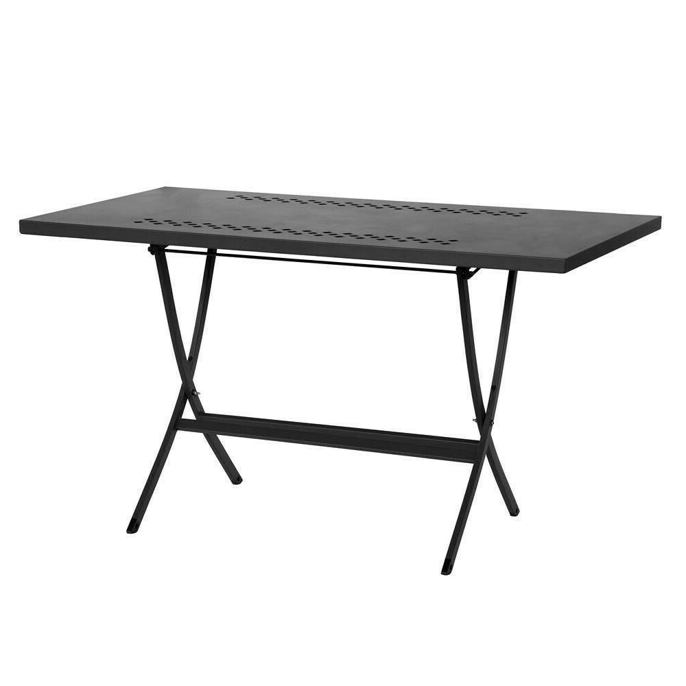 tavolo in ferro per esterni hermes 140x80x75