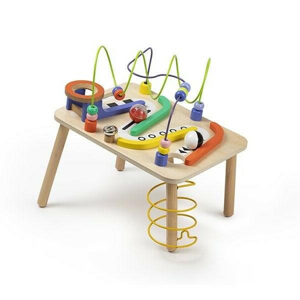 tavolo in legno bambini con giochi flipper