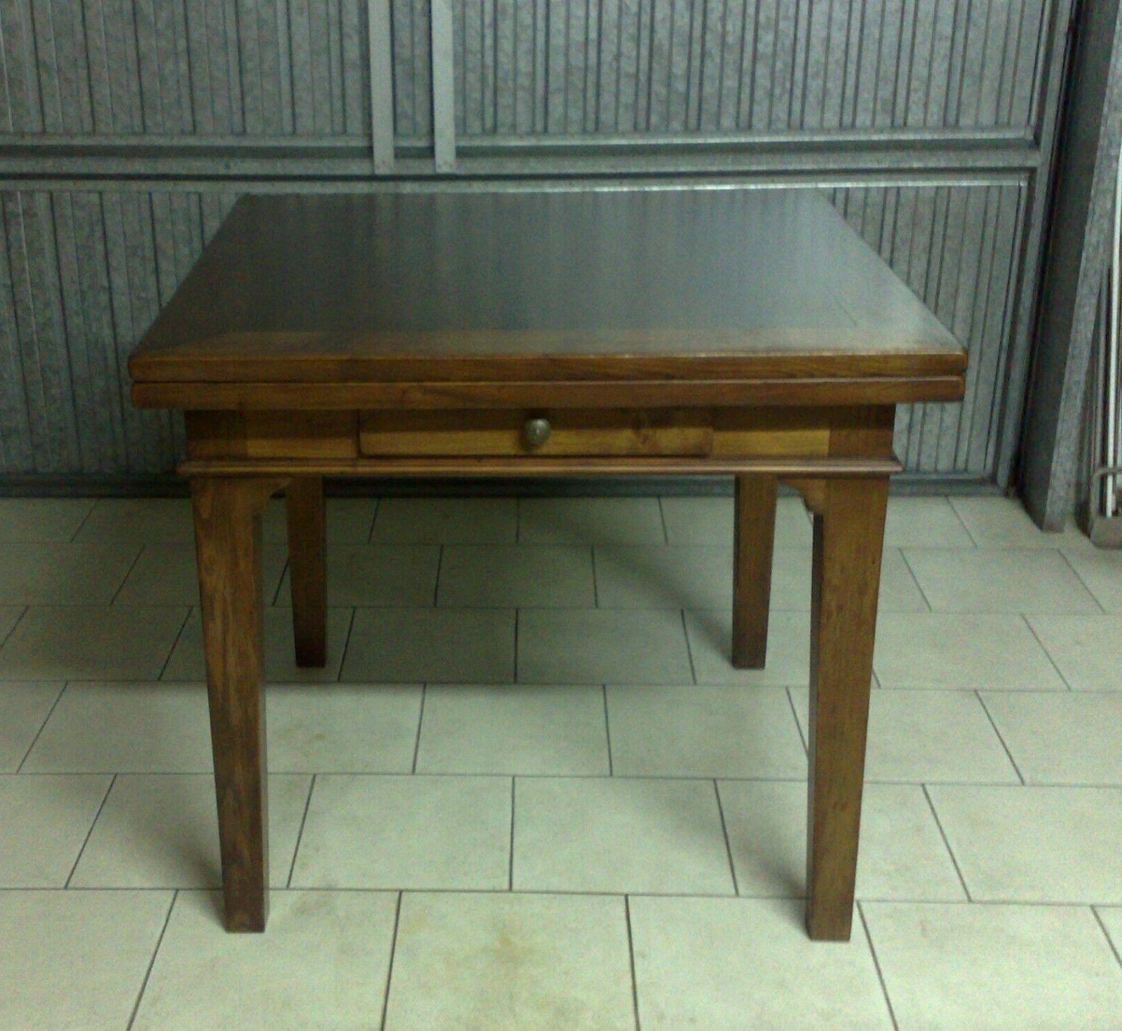 tavolo in legno massello cm 90 x