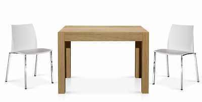 tavolo in legno rovere naturale 110 80