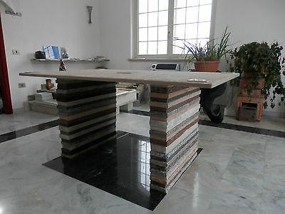 tavolo in marmo per salotto ufficio 165x100x78