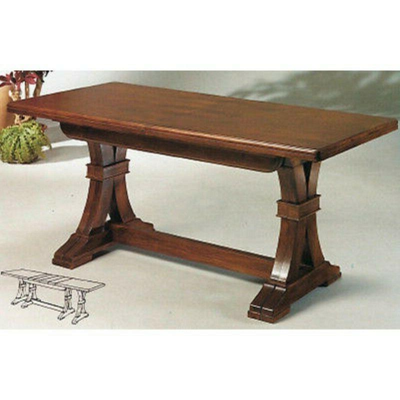 tavolo in noce tanghanica e faggio colore