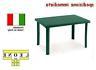In Plastica Da Giardino Cm120 X Cm80 H=cm72  Colore Verde  M