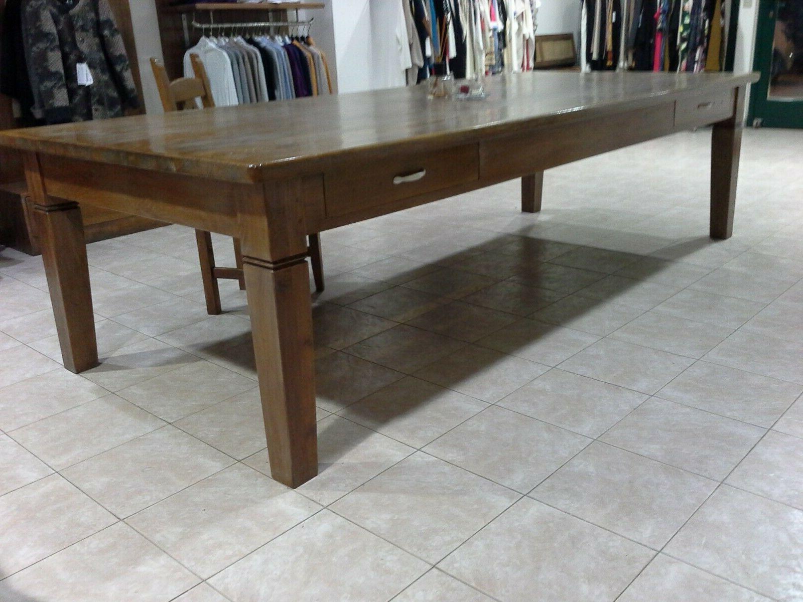 tavolo in rovere molto grande misura mt