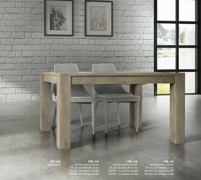 tavolo in rovere patinato di varie misure