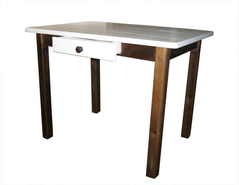 tavolo kiefertisch con cassetto massiccio tavolo da