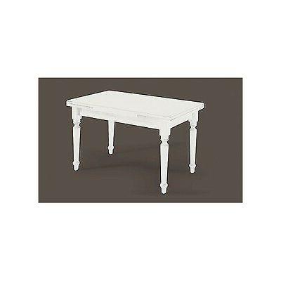 tavolo legno massello col bianco vari colori