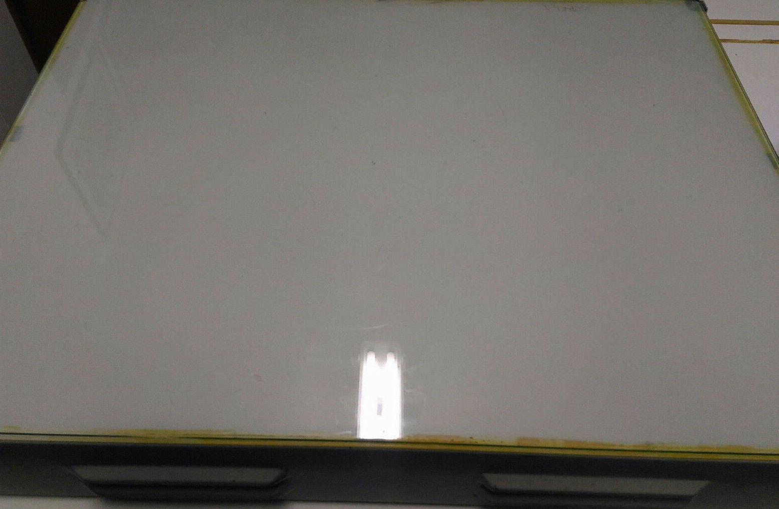 tavolo luminoso vetro e metallo funzionante