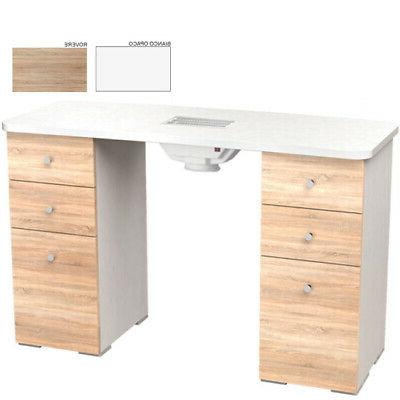 tavolo manicure con aspiratore polveri professionale in