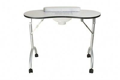 tavolo manicure ricostruzione unghie pieghevole aspiratore e