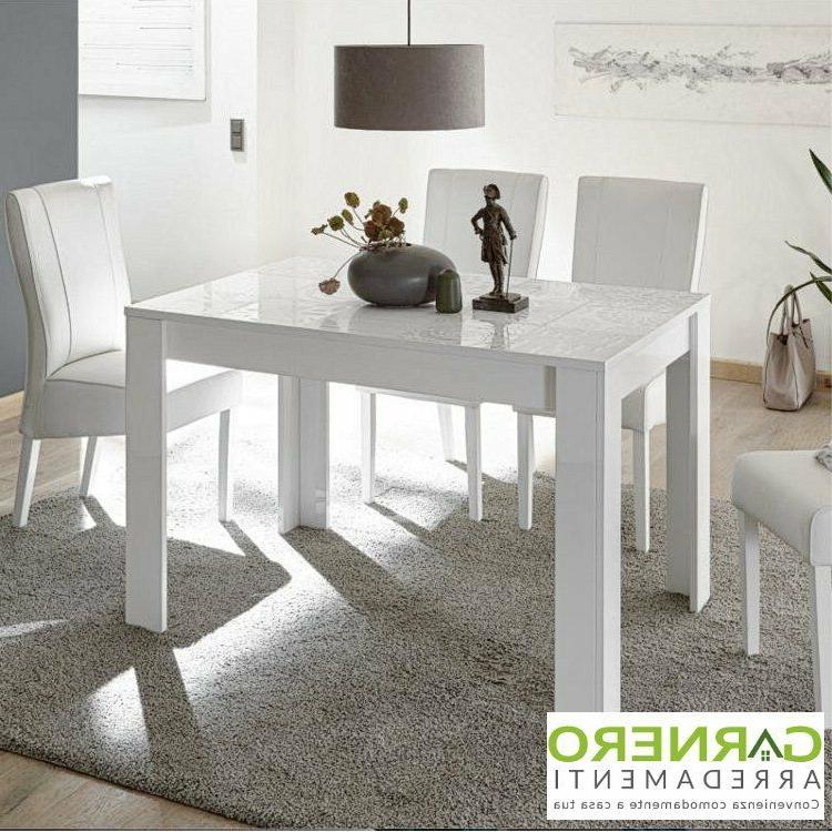 tavolo miro bianco laccato lucido serigrafato 6