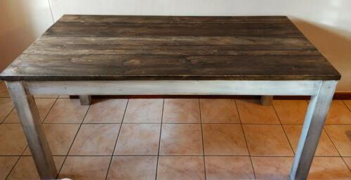 tavolo misto legno di recupero e legno