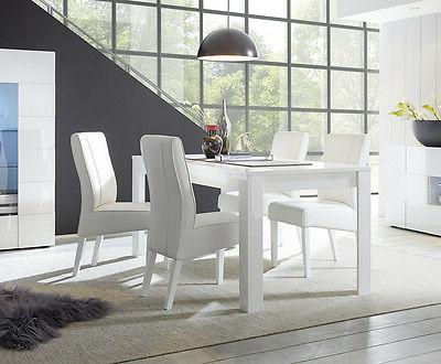 tavolo moderno e di design bianco lucido