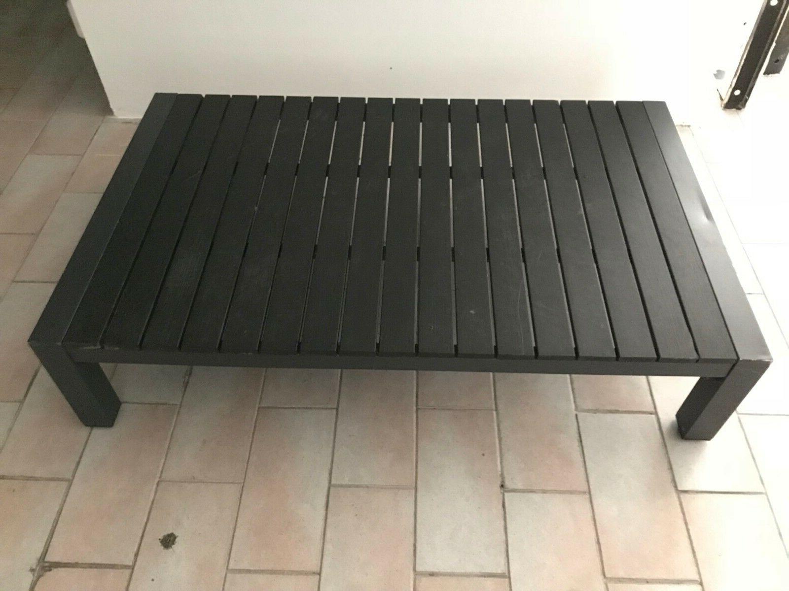 tavolo nero da esterno interno