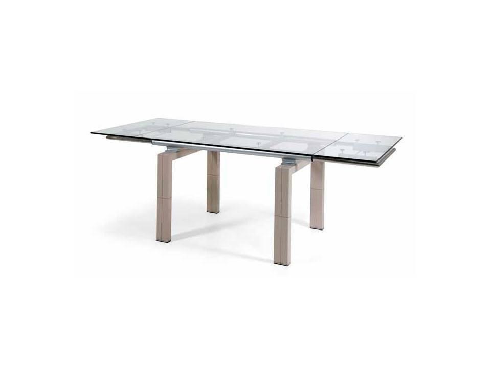 tavolo oscar 140 moderno salone cucina vetro