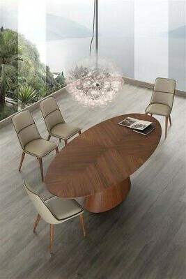 tavolo ovale fisso in legno pelmo art