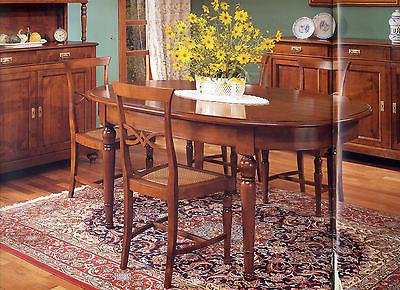 tavolo ovale pranzo soggiorno tinello in stile