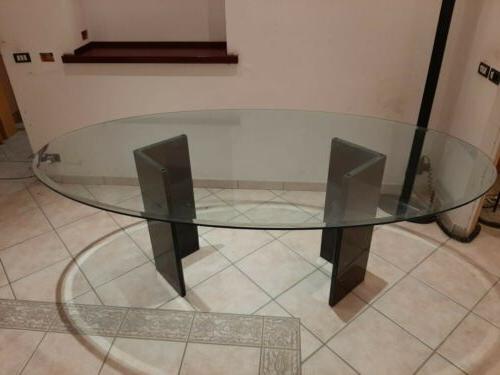 tavolo ovale vetro cristallo myt 2 00