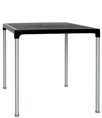tavolo per esterno 75x75x75 in alluminio e