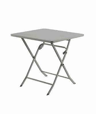 tavolo per esterno pieghevole 70x70 tortora arredo