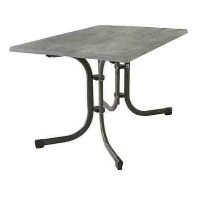 tavolo pieghevole 120x80 cm antracite telaio rettangolare