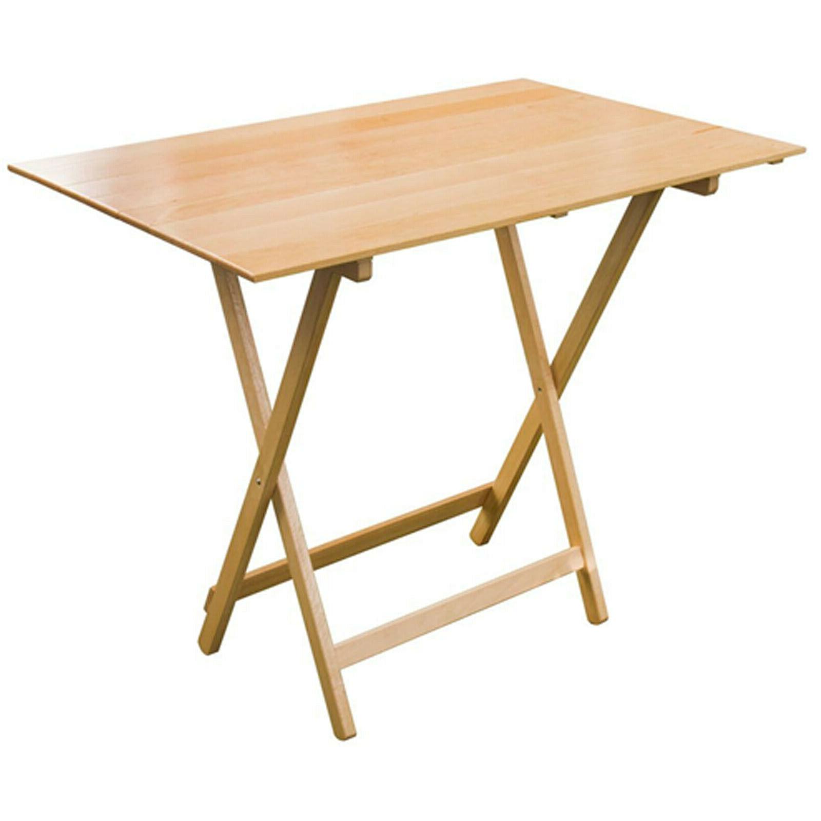 tavolo pieghevole legno naturale 60x80 h74 giardino