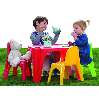 tavolo plastica con 4 sedie arredamento bambino