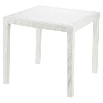 tavolo quadrato king 79x79 bianco ipae progarden