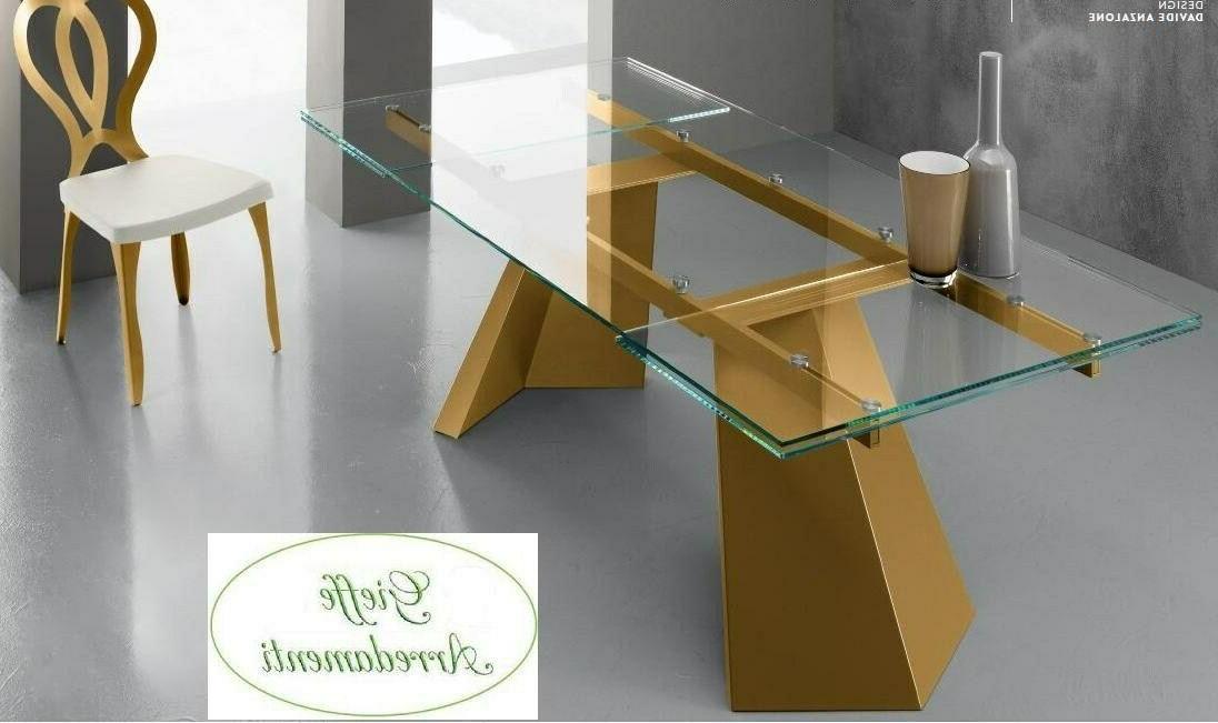 tavolo rett all 160 240 base acciaio