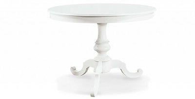 tavolo rotondo bianco classico