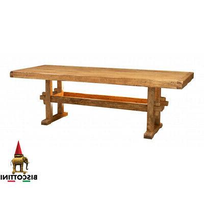 tavolo rustico in legno massello di tiglio