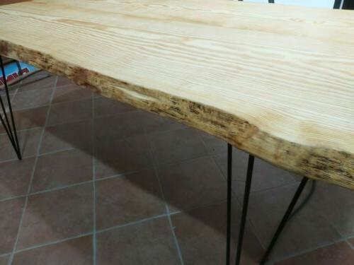 tavolo rustico in legno tronco massello naturale