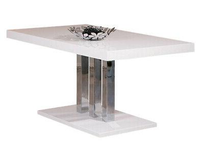 tavolo salotto pranzo bianco lucido laccato moderno