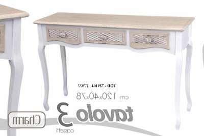 tavolo scrivania in legno bianco marrone 3