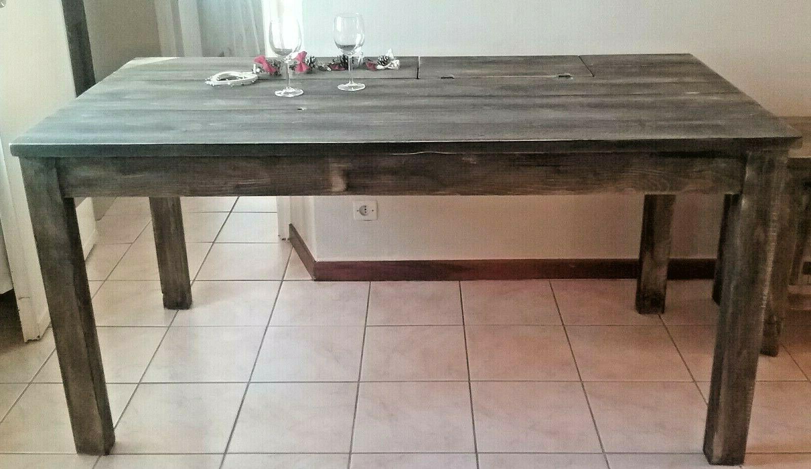 tavolo scrivania misto legno massello e di