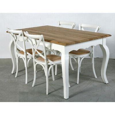 tavolo shabby chic 160x90 4 sedie cross