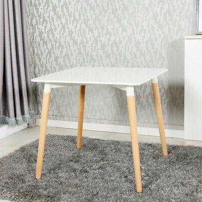 tavolo soggiorno quadrato bianco in legno e