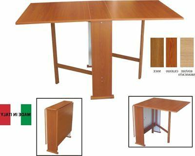 tavolo susanna pieghevole formica ciliegio cm 75x140