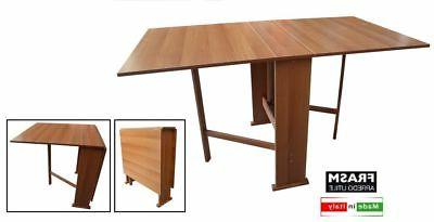tavolo susanna pieghevole formica noce cm 75x140