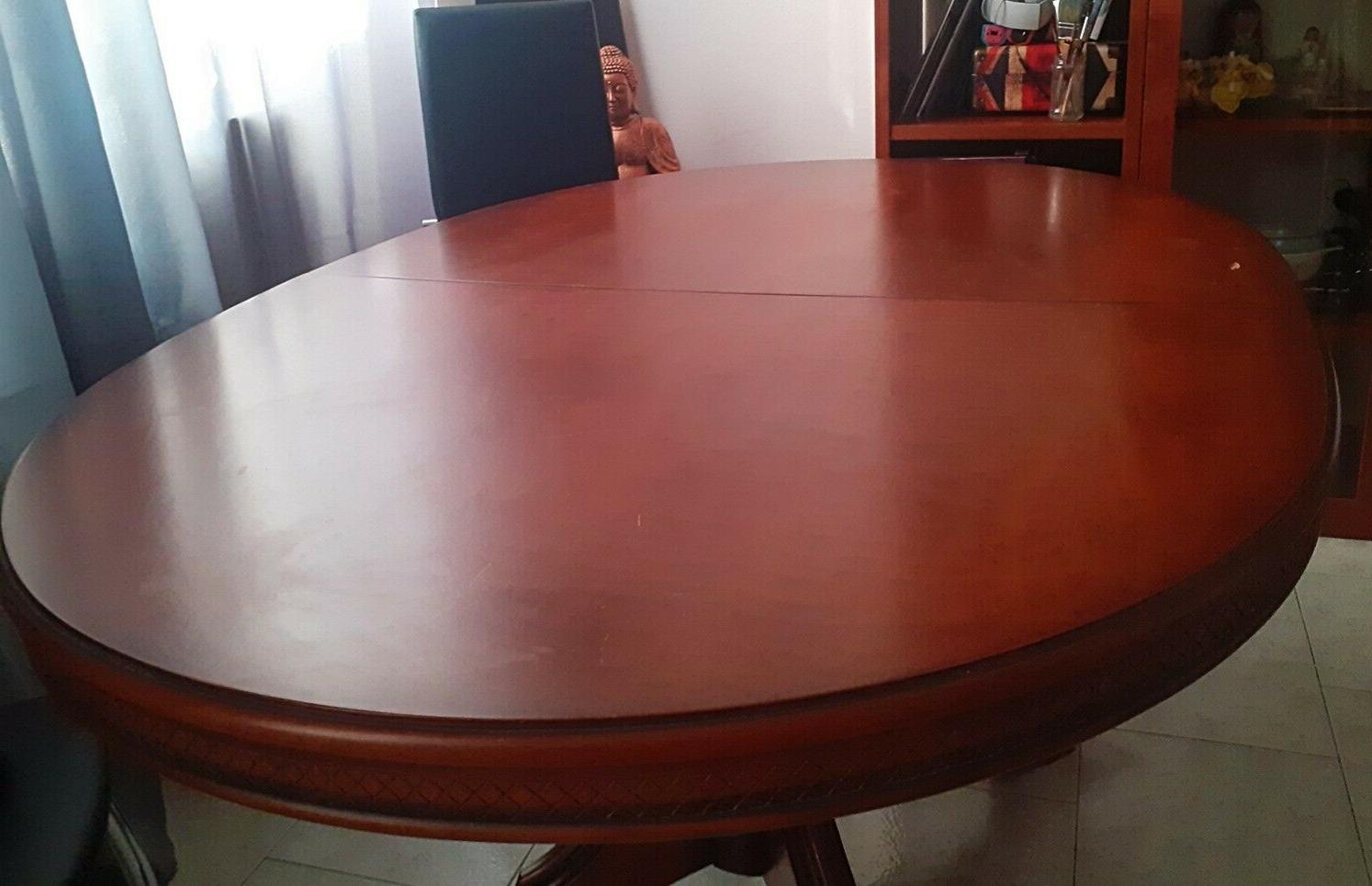 tavolo tamburato in legno condizioni modeste appena