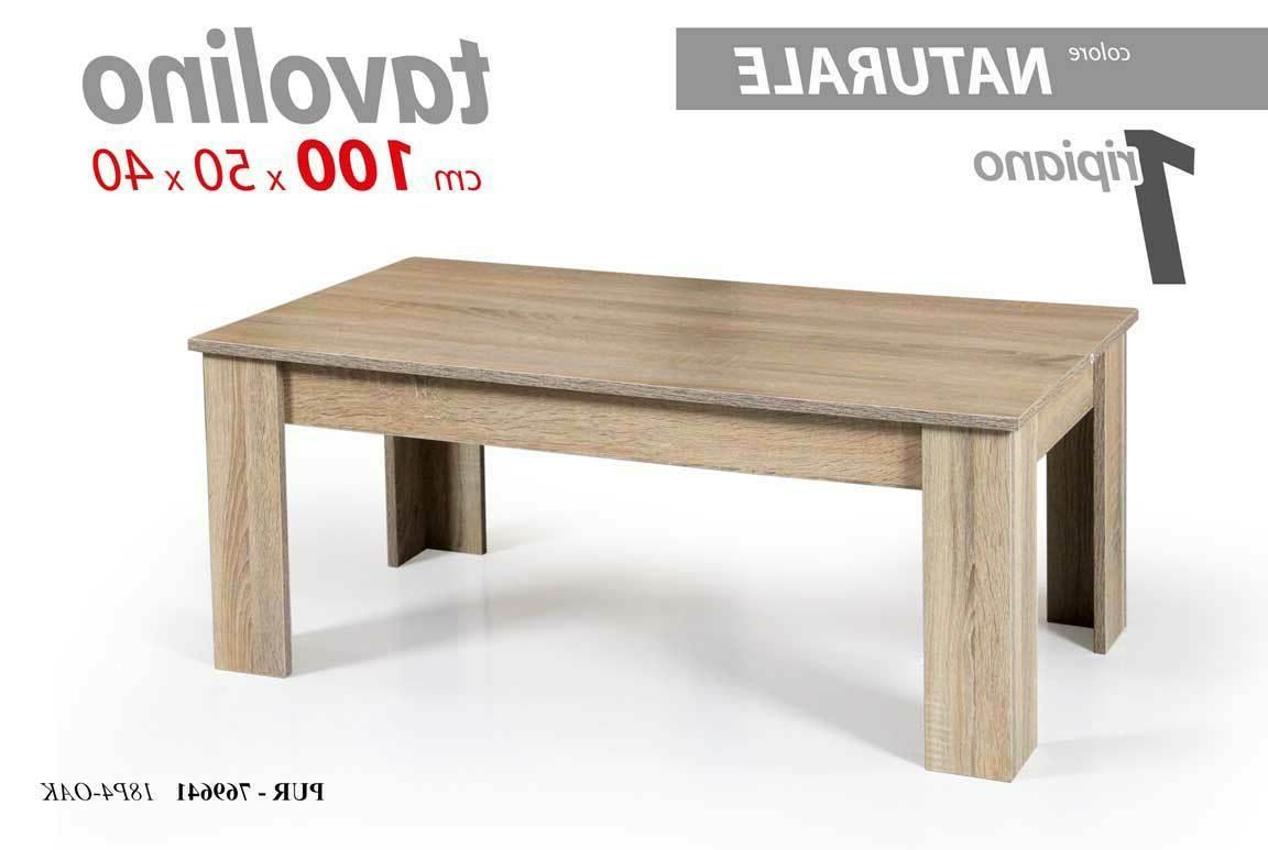 tavolo tavolino legno colore naturale 100 50