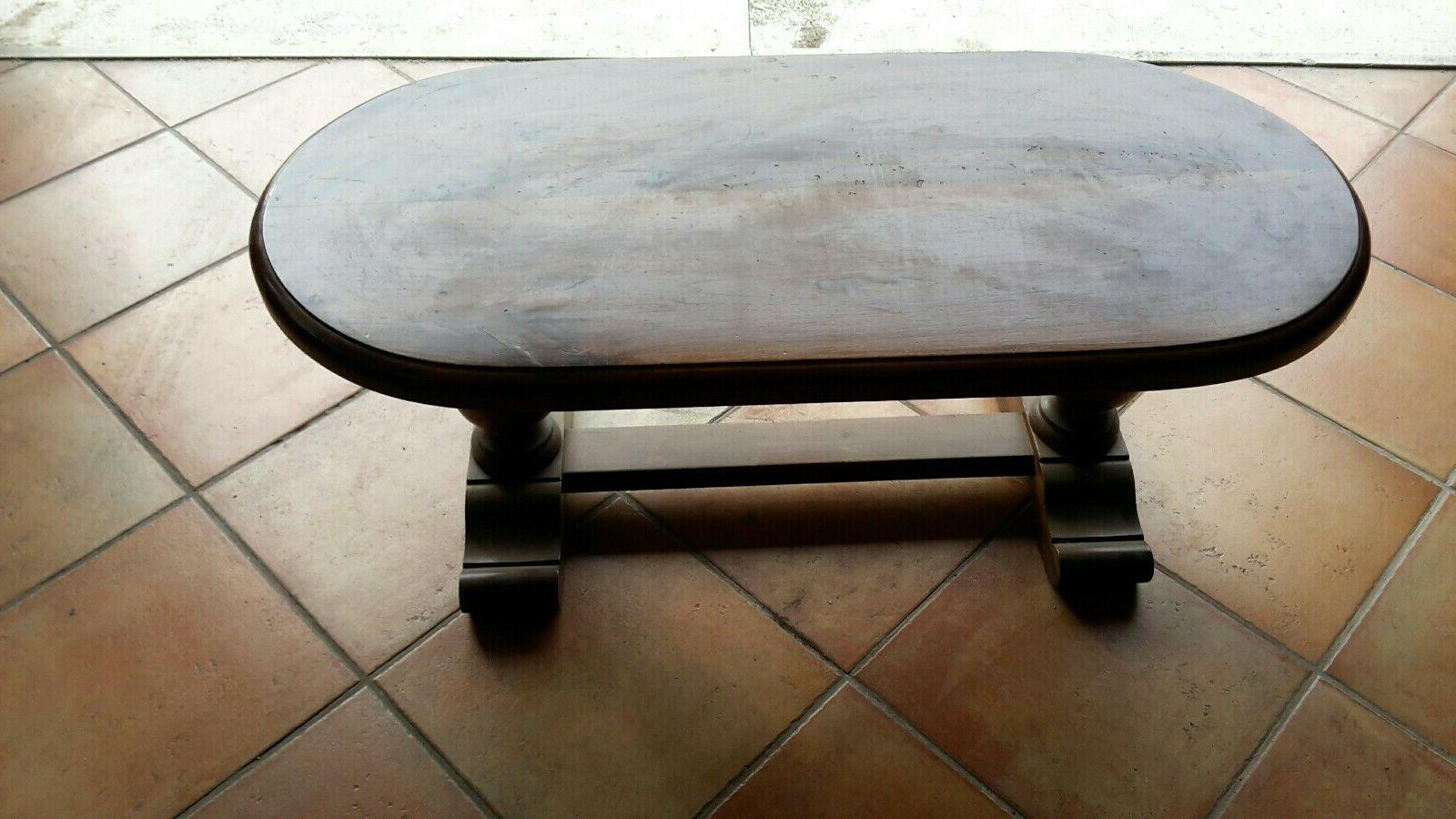 tavolo tavolino ovale basso da sala o