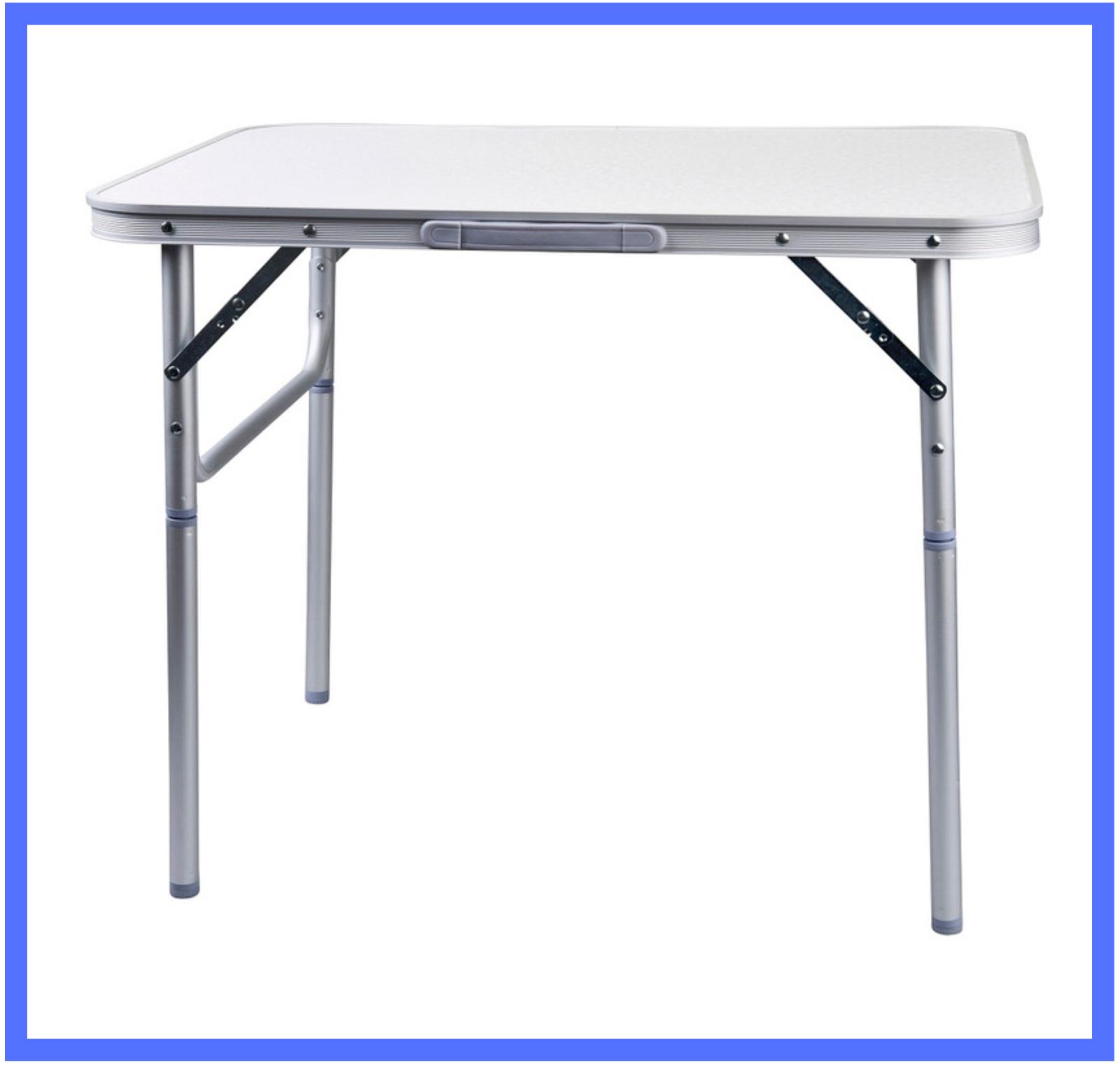 tavolo tavolino pieghevole in alluminio 55x60x75 cm