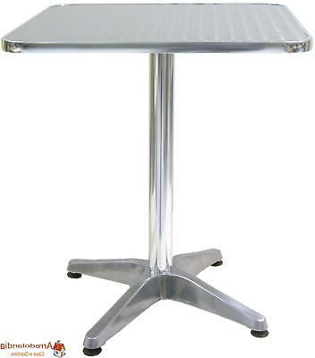 tavolo tavolino quadrato con piede centrale per