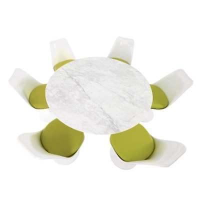tavolo tondo eero saarinen tulip laccato bianco