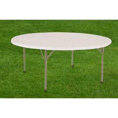 tavolo tondo pieghevole 154x74 catering c112458