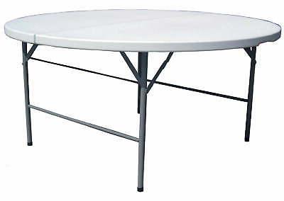 tavolo tondo pieghevole da catering 150 cm
