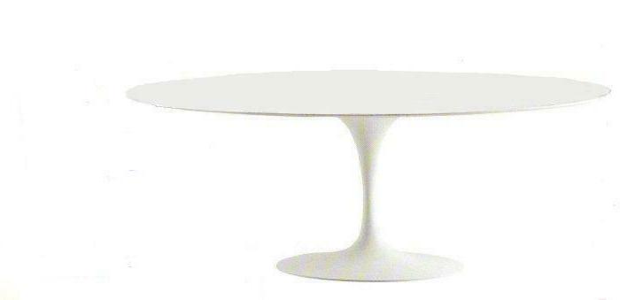 tavolo tulip eero saarinen ovale da 120x80